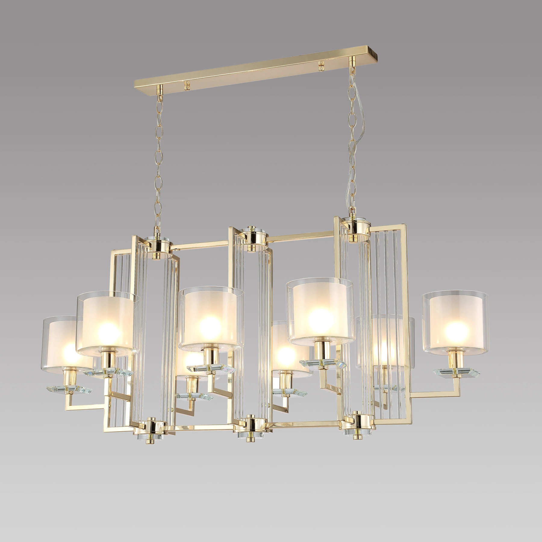 Люстра 5078/8 Long F-Gold
