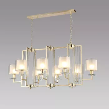 Chandelier 5078/8 Long F-Gold