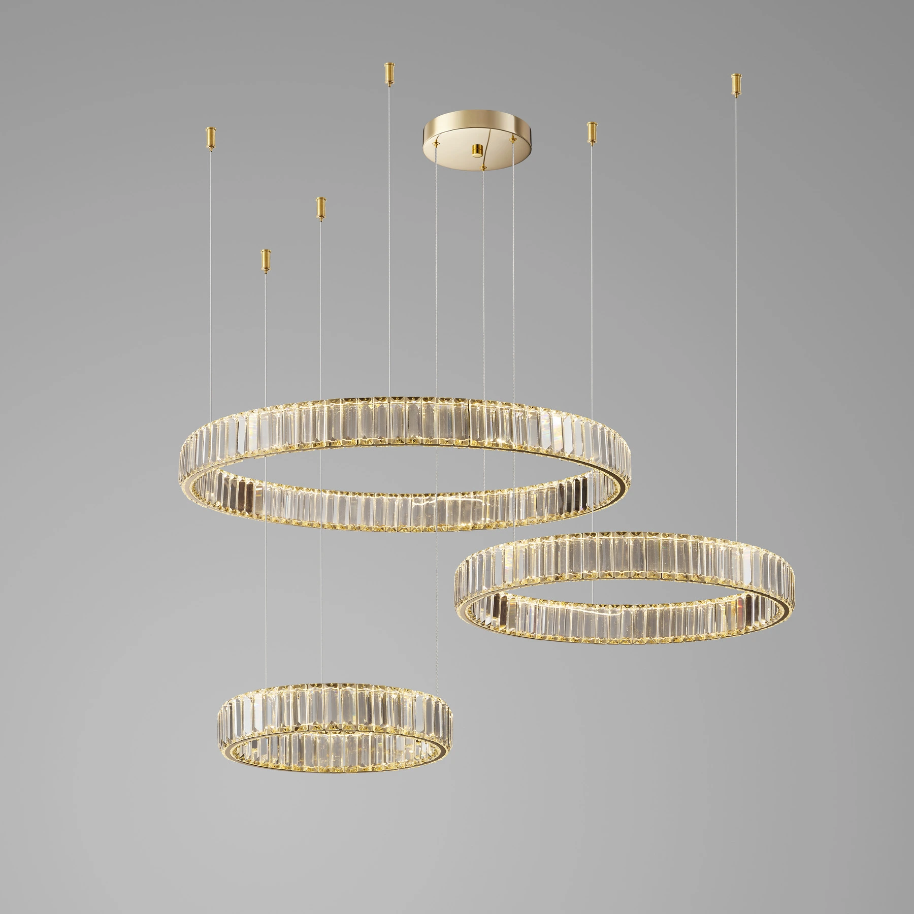 Люстра 5000/800+600+400 S-gold