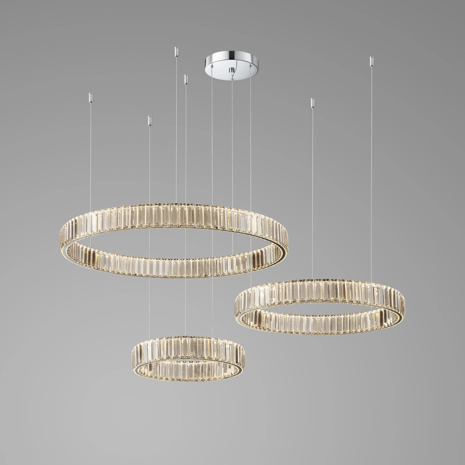 Chandelier 5000/800+600+400 Chrome