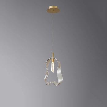 Підвіс 5515/1P Brushed brass Cognac glass