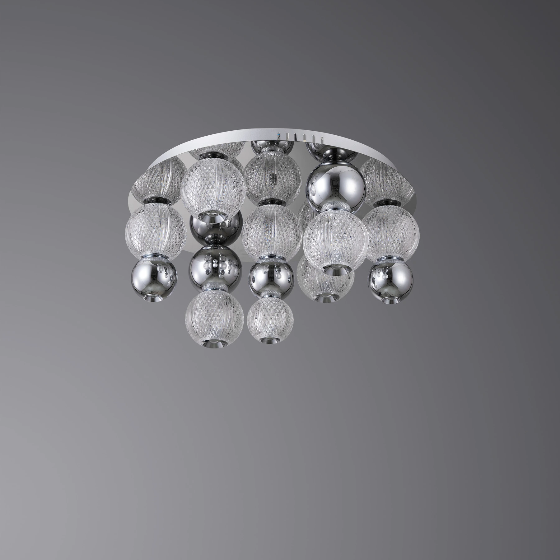 Chandelier 6807/7SQ Chrome. Photo 2