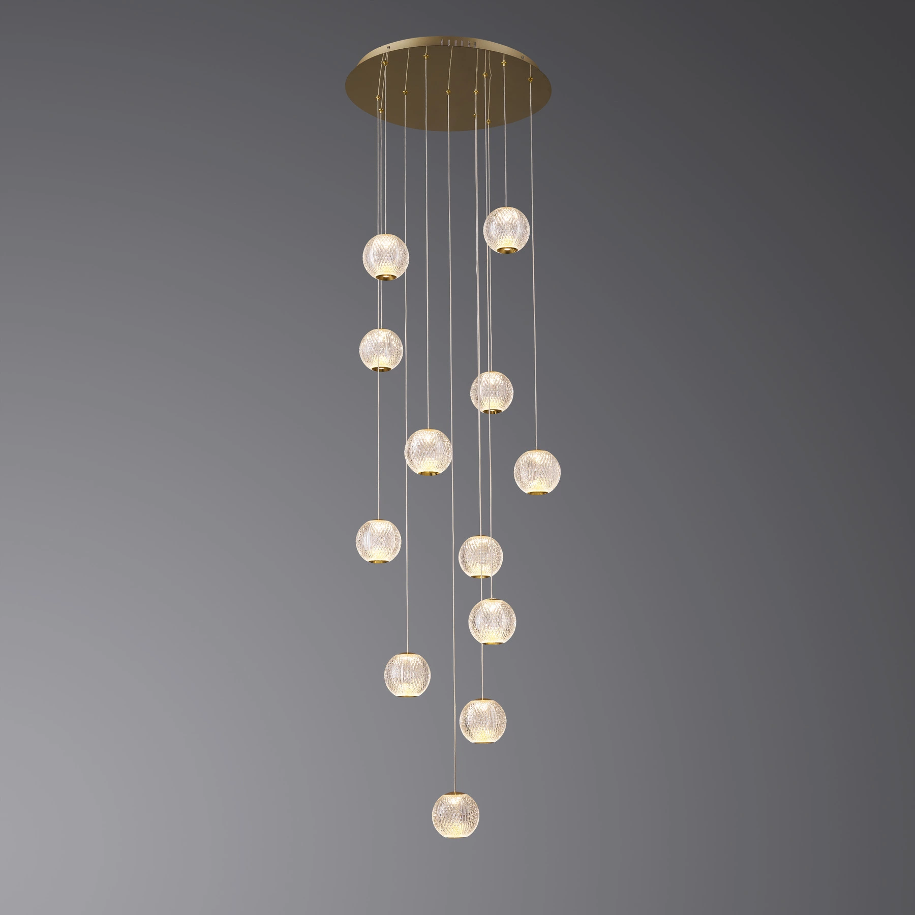 Chandelier 6805/12P S-gold