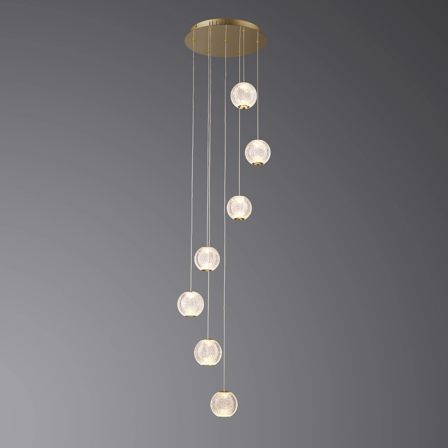 Люстра 6805/7P S-gold