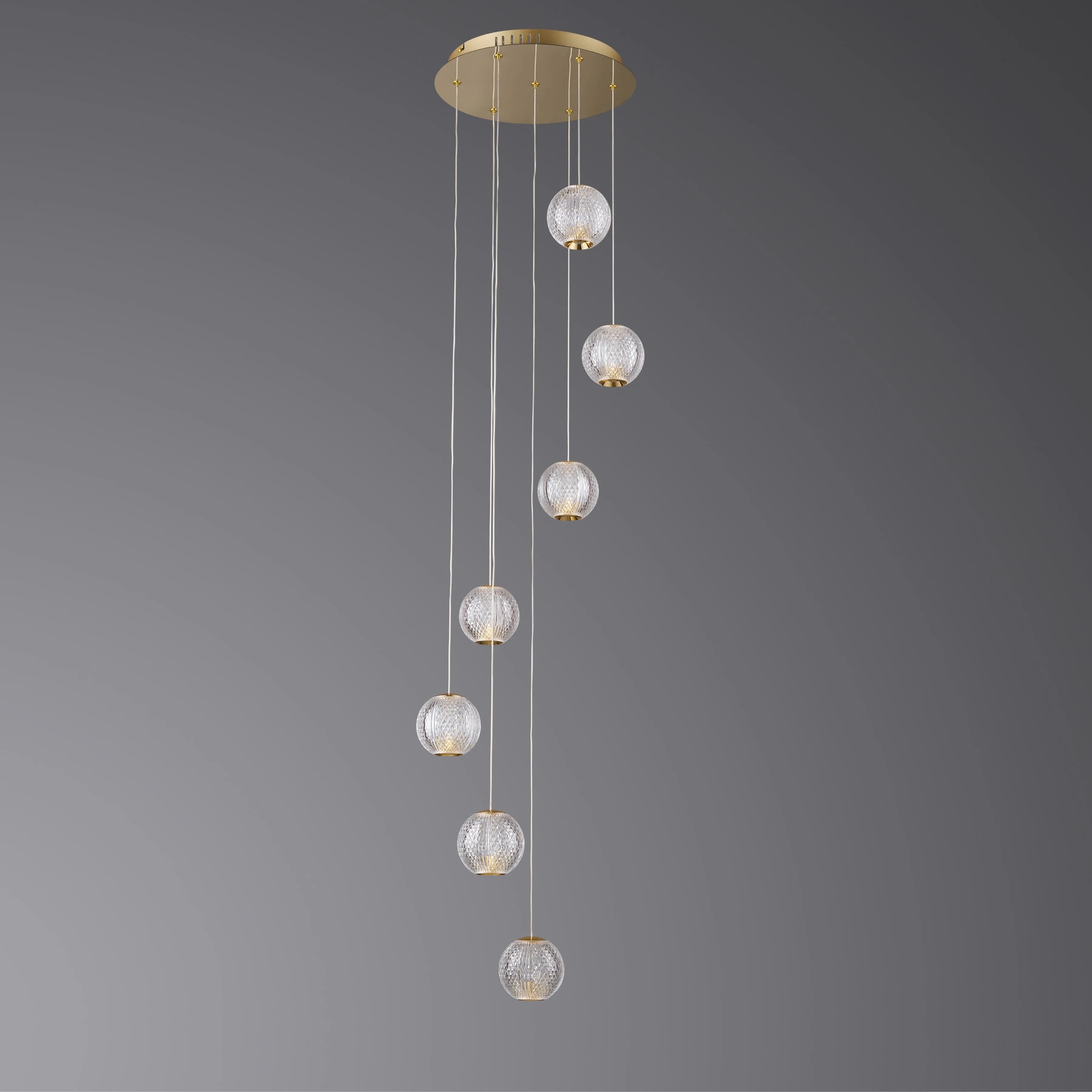 Chandelier 6805/7P S-gold. Photo 2