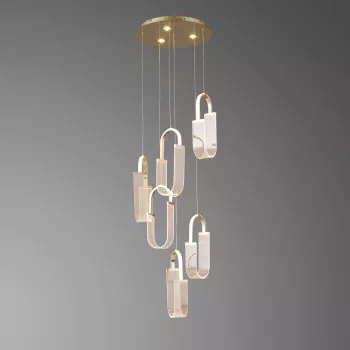 Chandelier 2301/6P F-gold