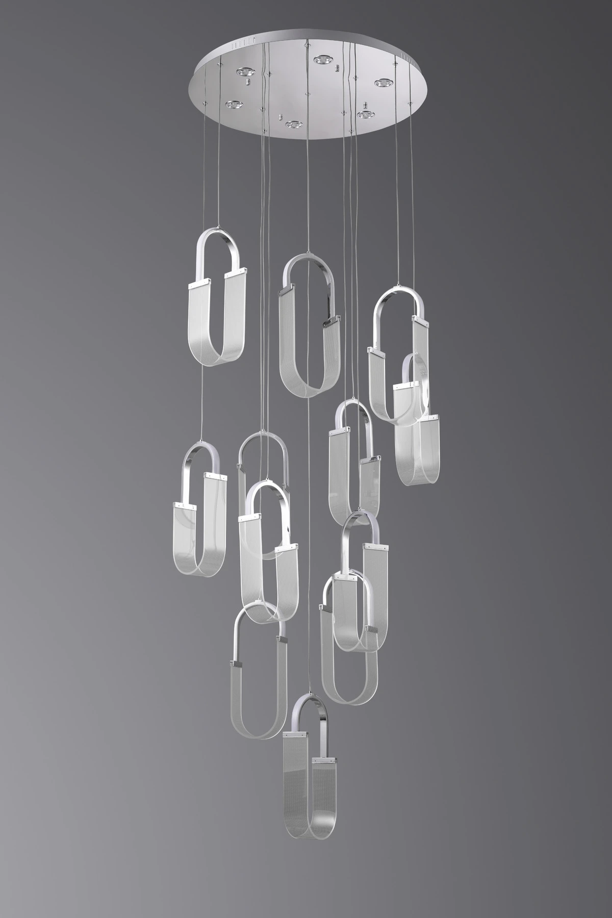Chandelier 2301/12P Chrome. Photo 2