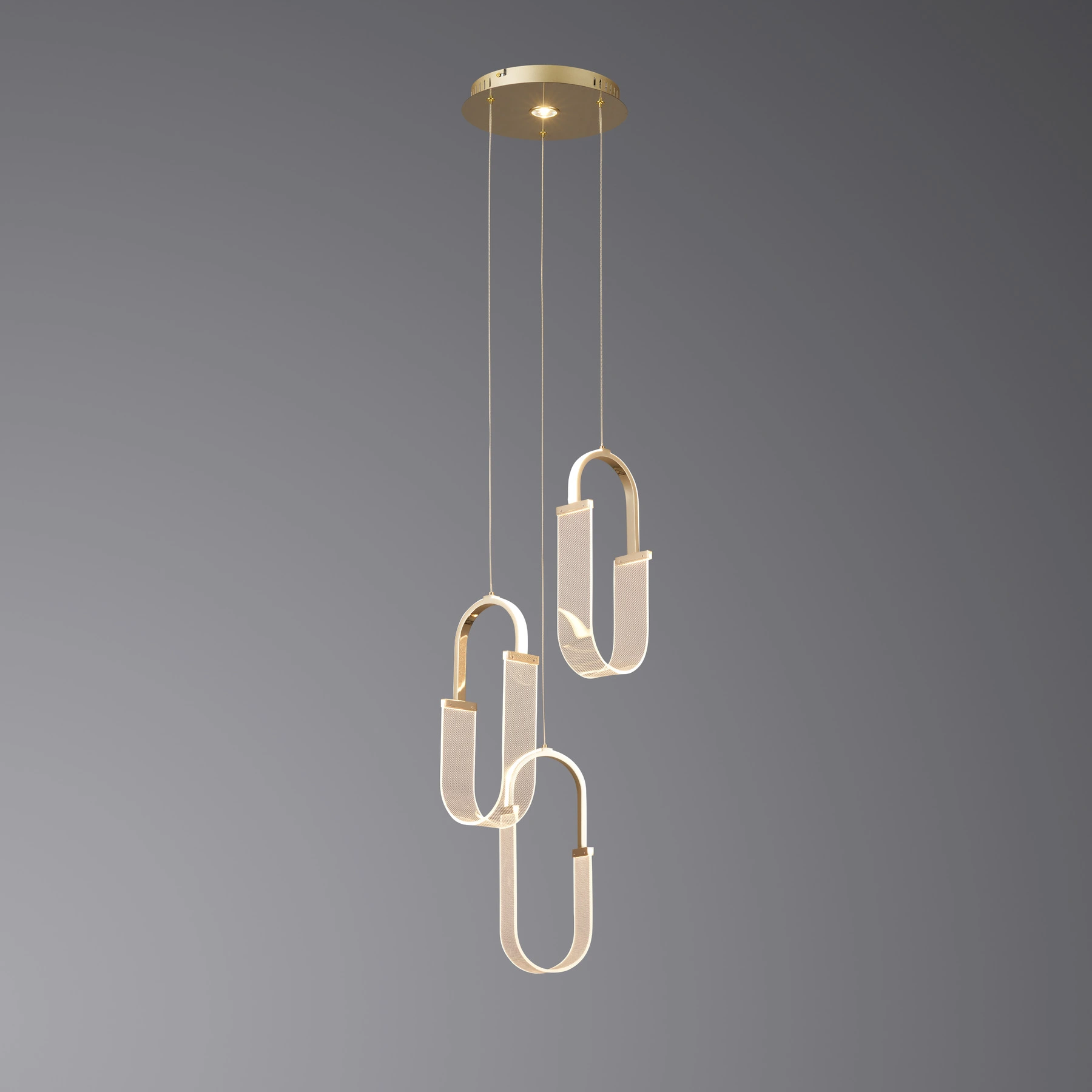 Pendant light 2301/3P F-gold