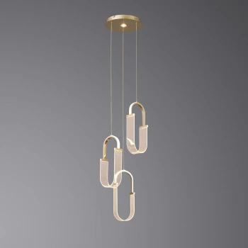 Pendant light 2301/3P F-gold
