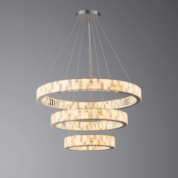 Chandelier 8123/80+60+40 Chrome
