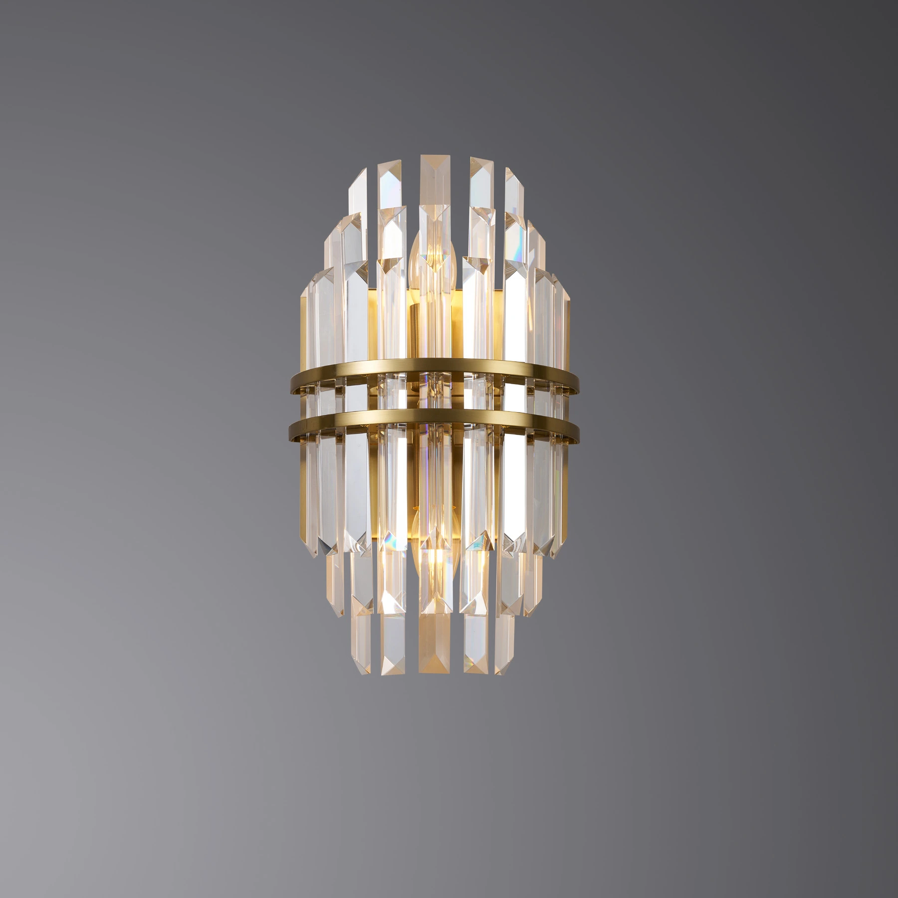 Бра 5550/2W Brushed brass