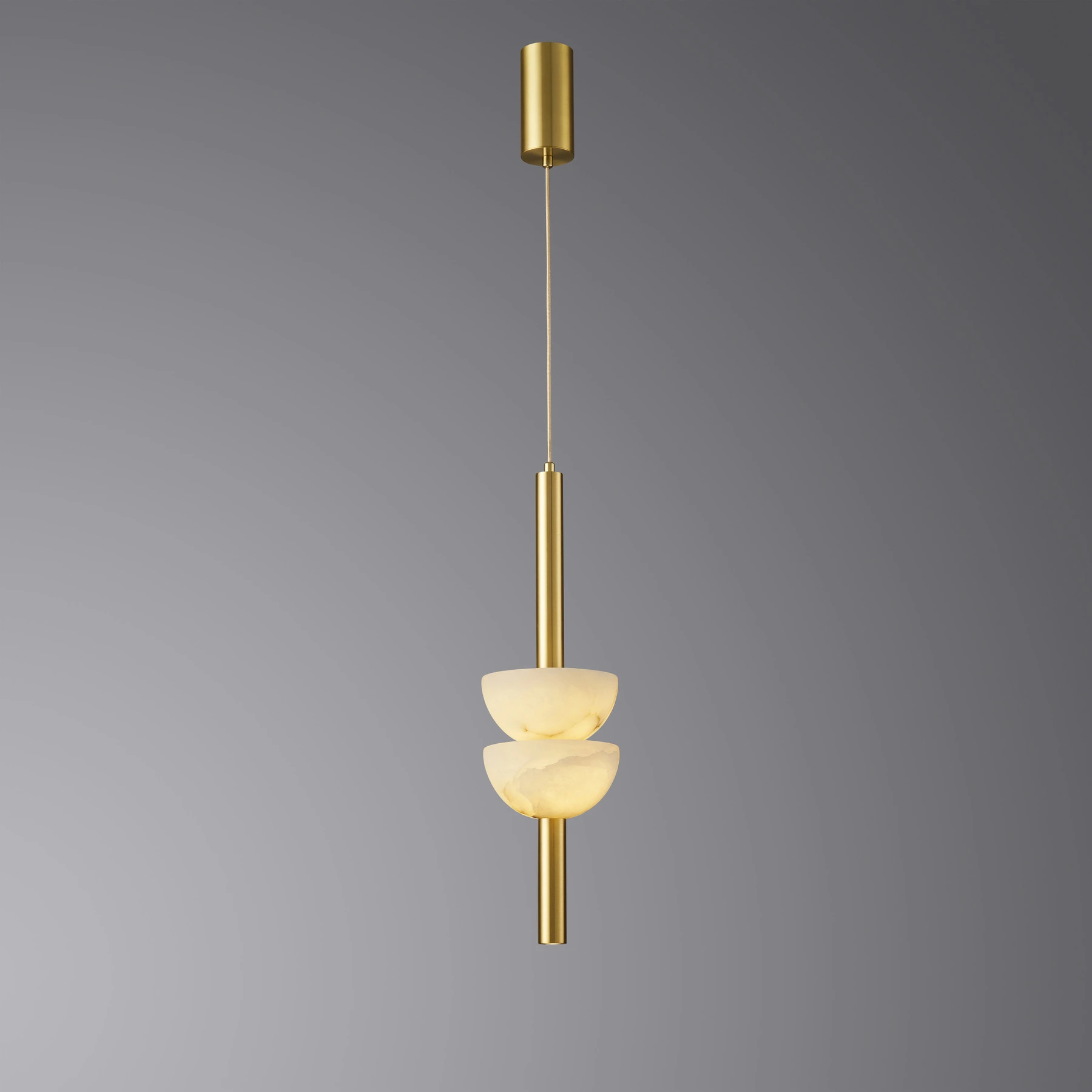 Pendant light 5653/1P Brushed brass