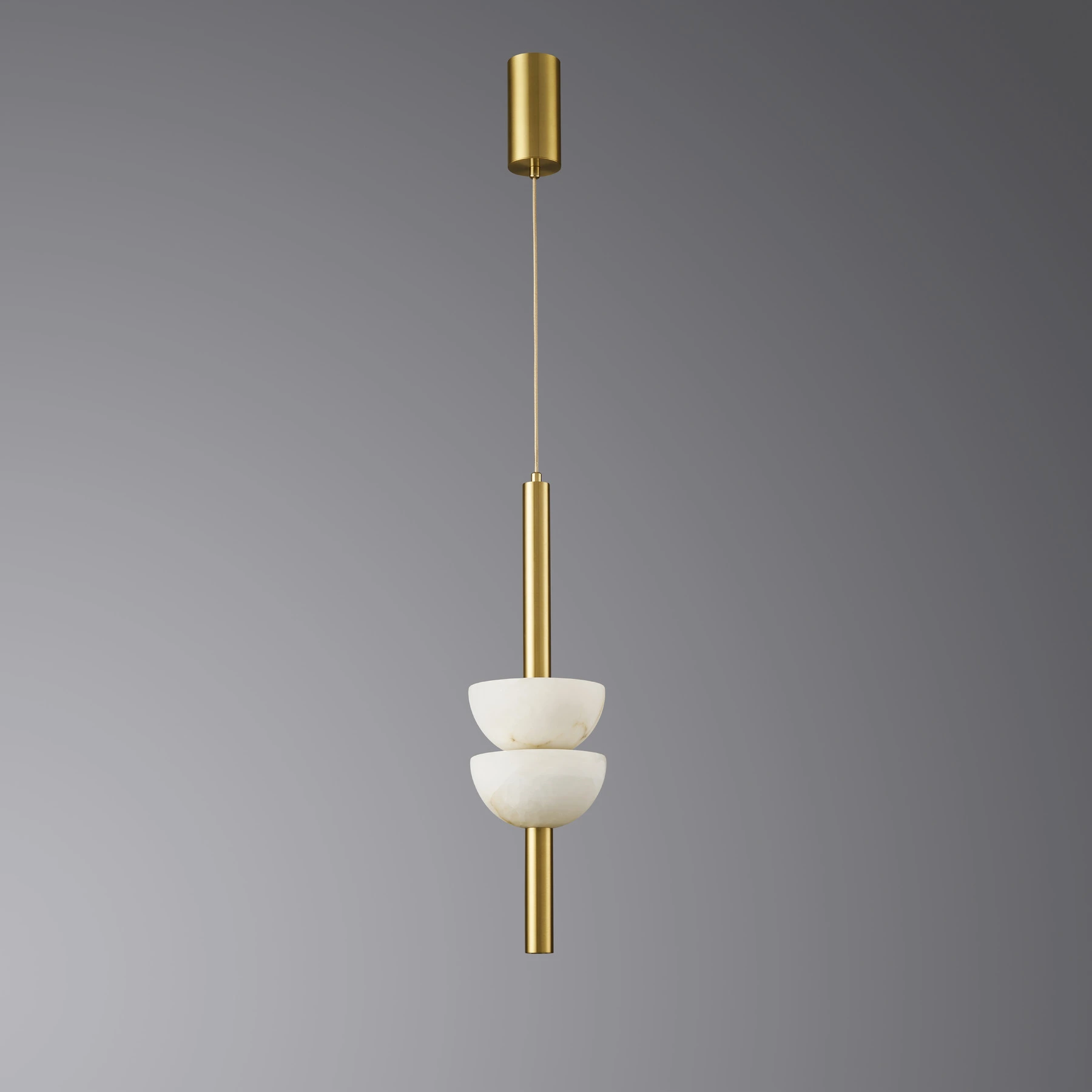 Pendant light 5653/1P Brushed brass. Photo 2