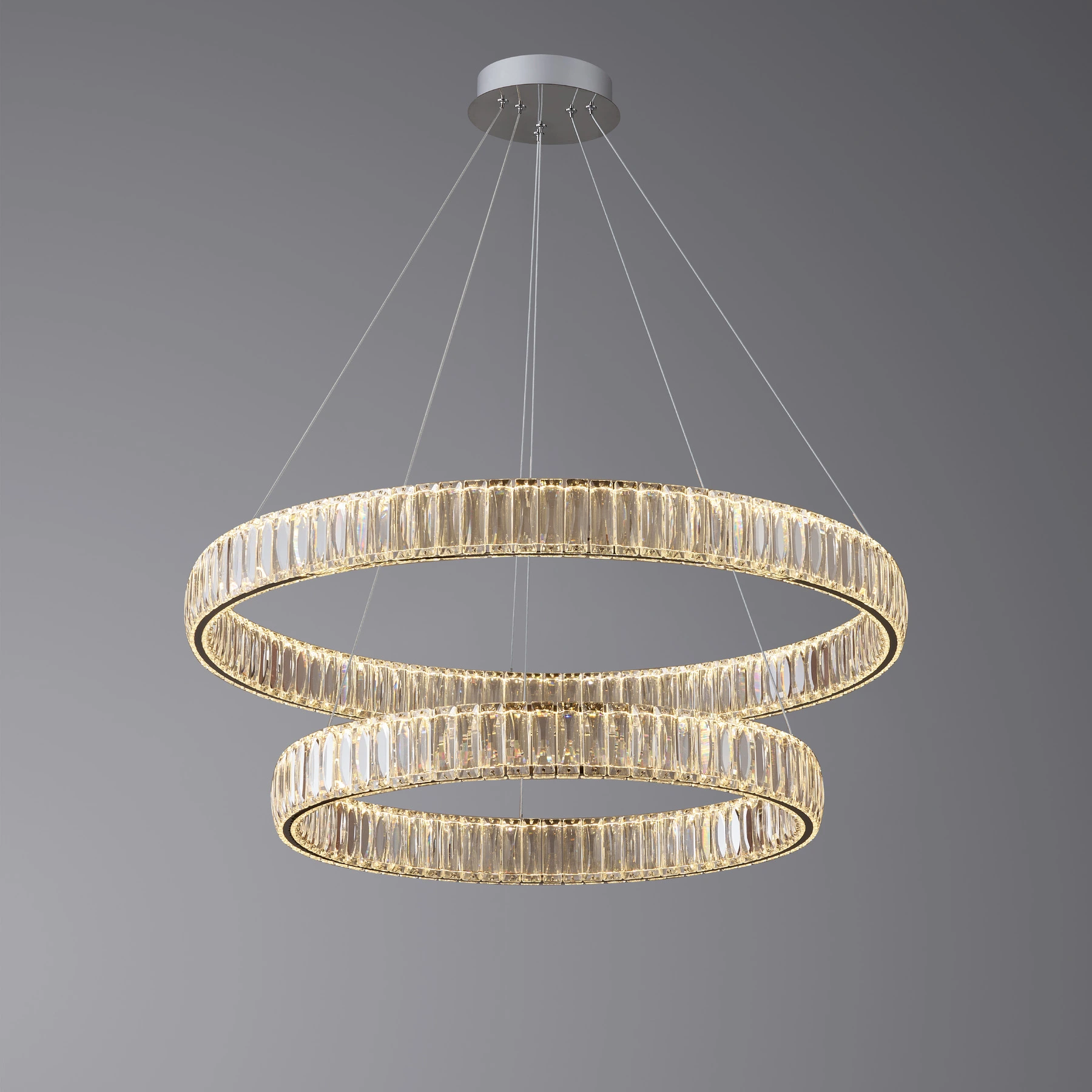 Chandelier 8305/800+600 Chrome