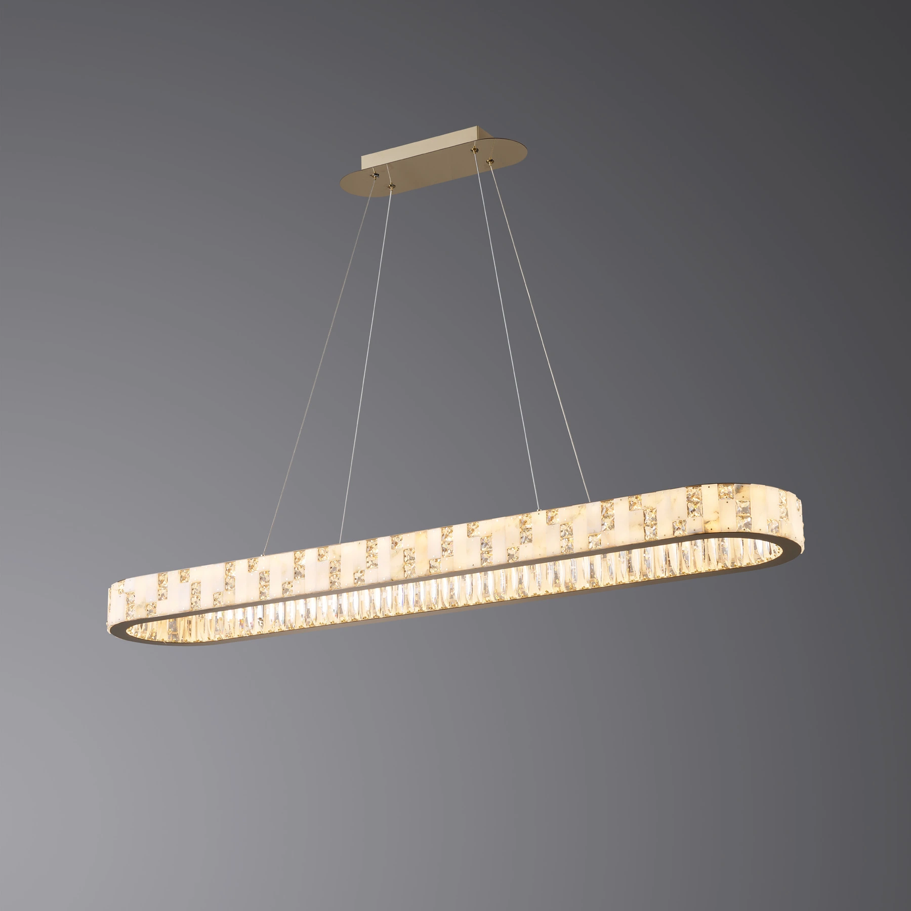 Chandelier 8123/L1300*270 F-gold