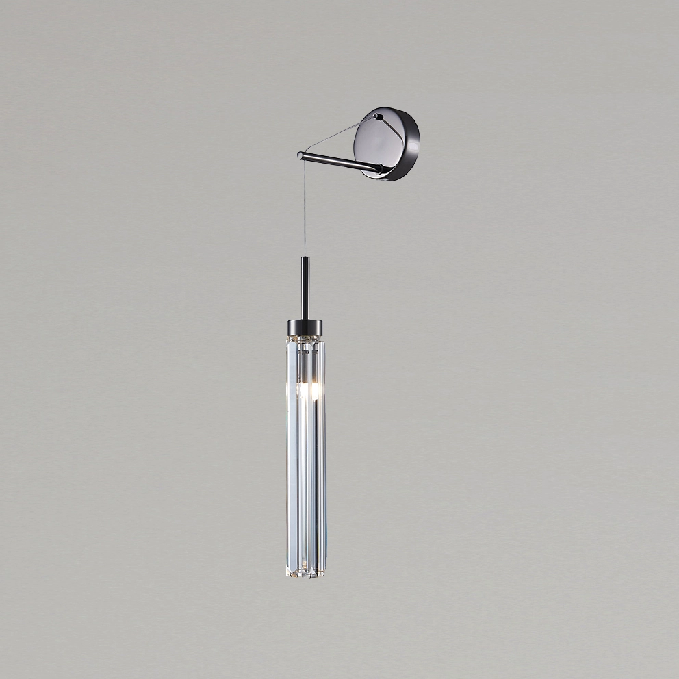 Бра 8000-1WB Black chrome