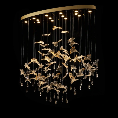 Chandelier 8125/L1350*W400 F-gold