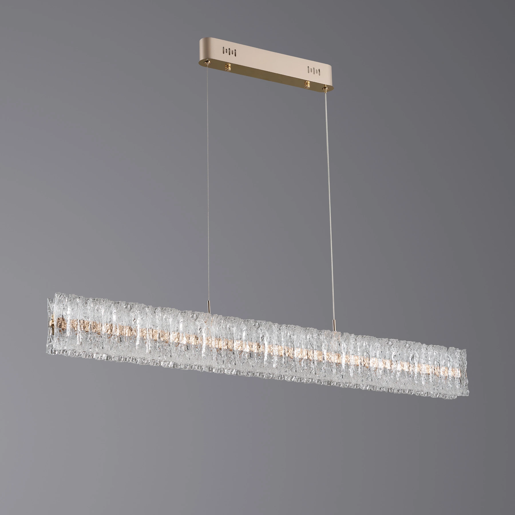 Chandelier 9888/L1200*40 F-gold. Photo 2