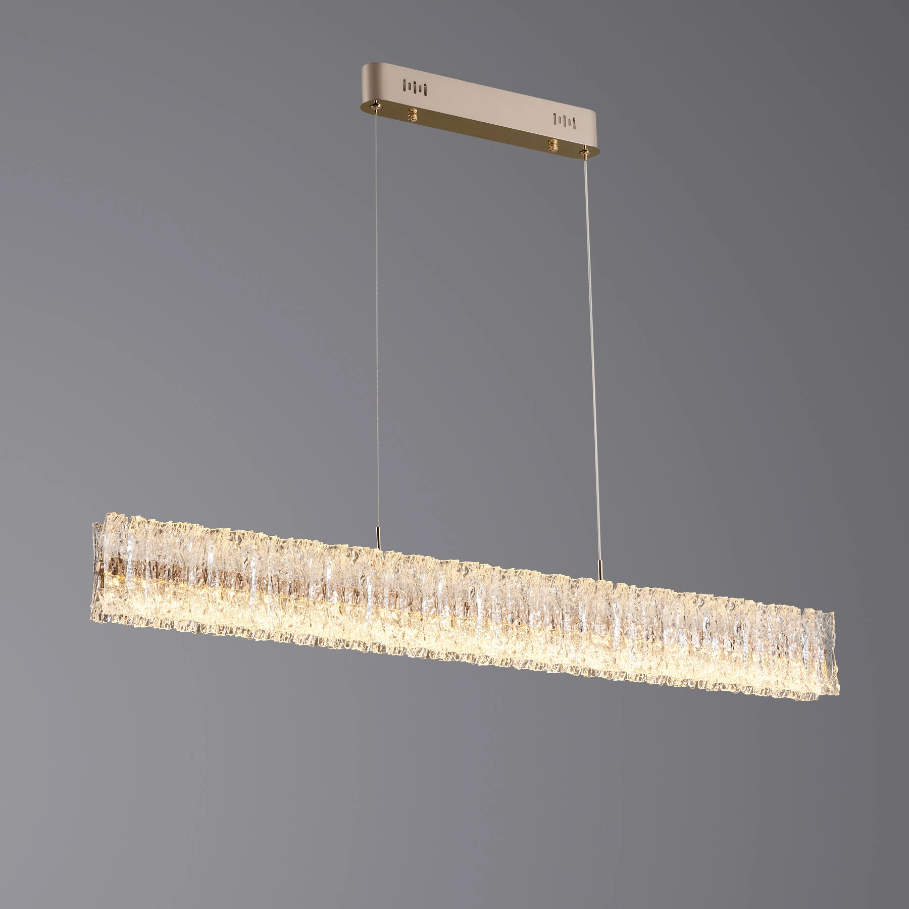 Люстра 9888/L1200*40 F-gold