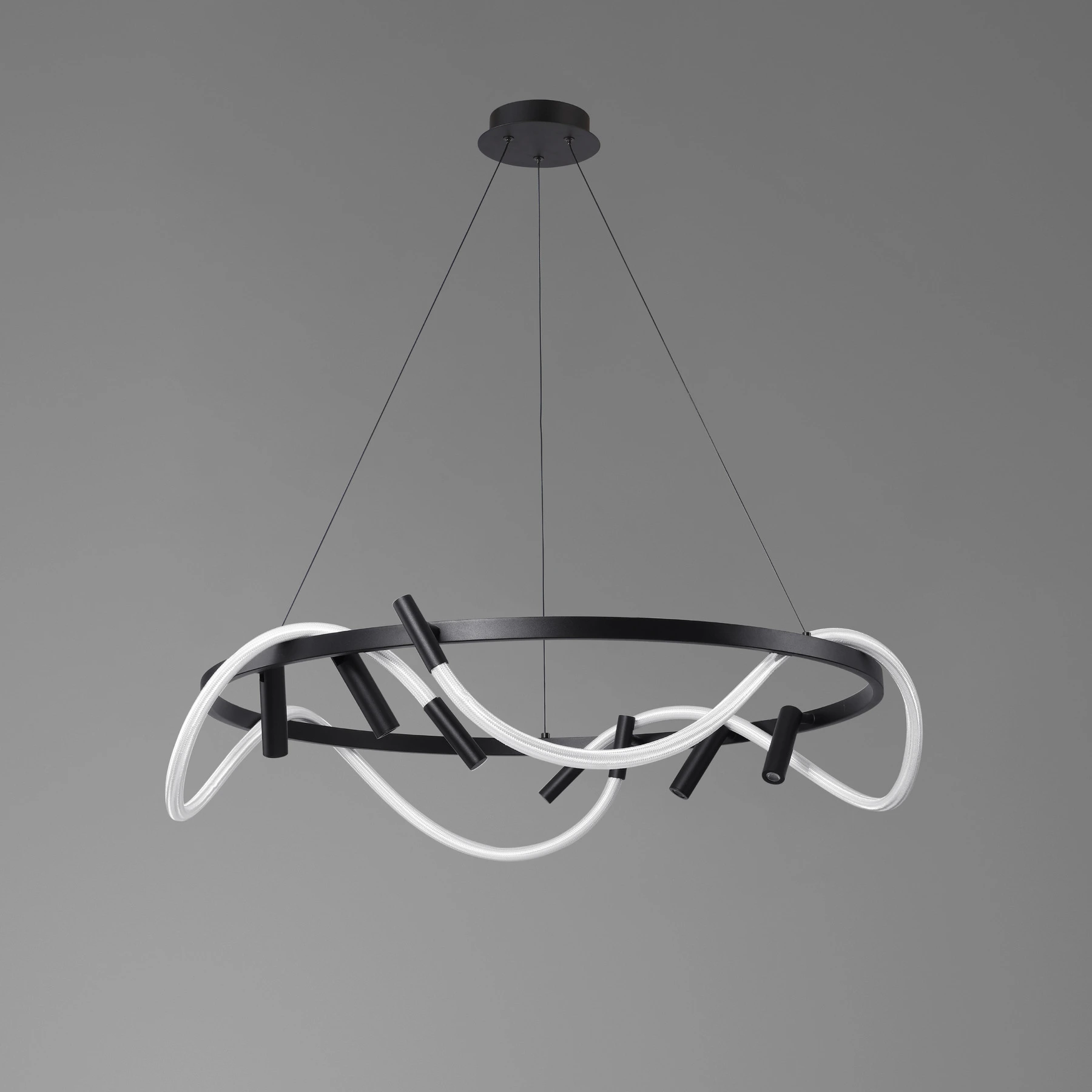 Chandelier 8115/D900 Black. Photo 2