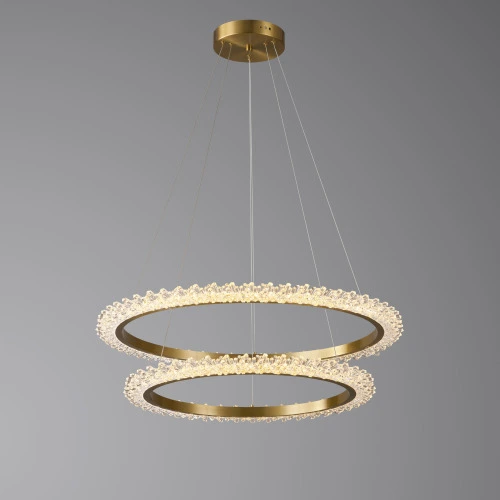 Люстра 2283/800+600 Brushed brass