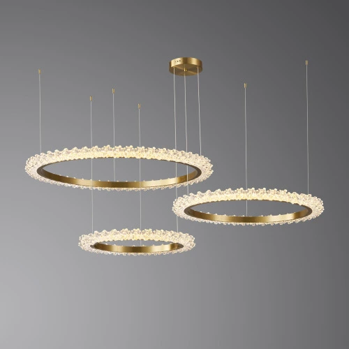 Люстра 2283/80+60+40 Brushed brass