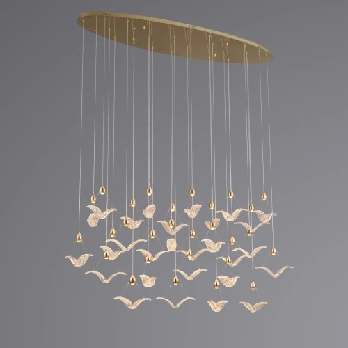Люстра 8124/L1300*W330  F-gold