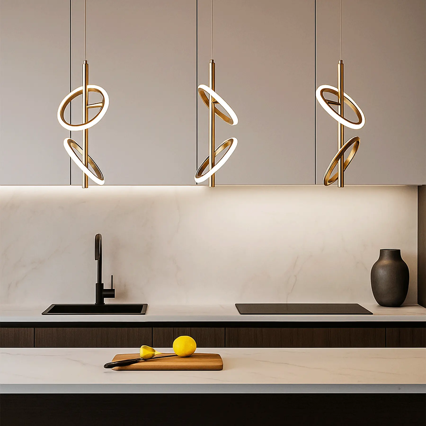 Підвіс 2201-P2 Brushed brass. Фото 3