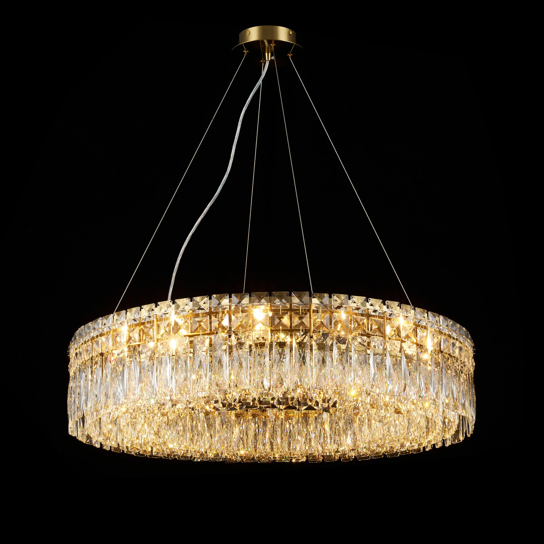 Chandelier 1068/800 Titanium gold