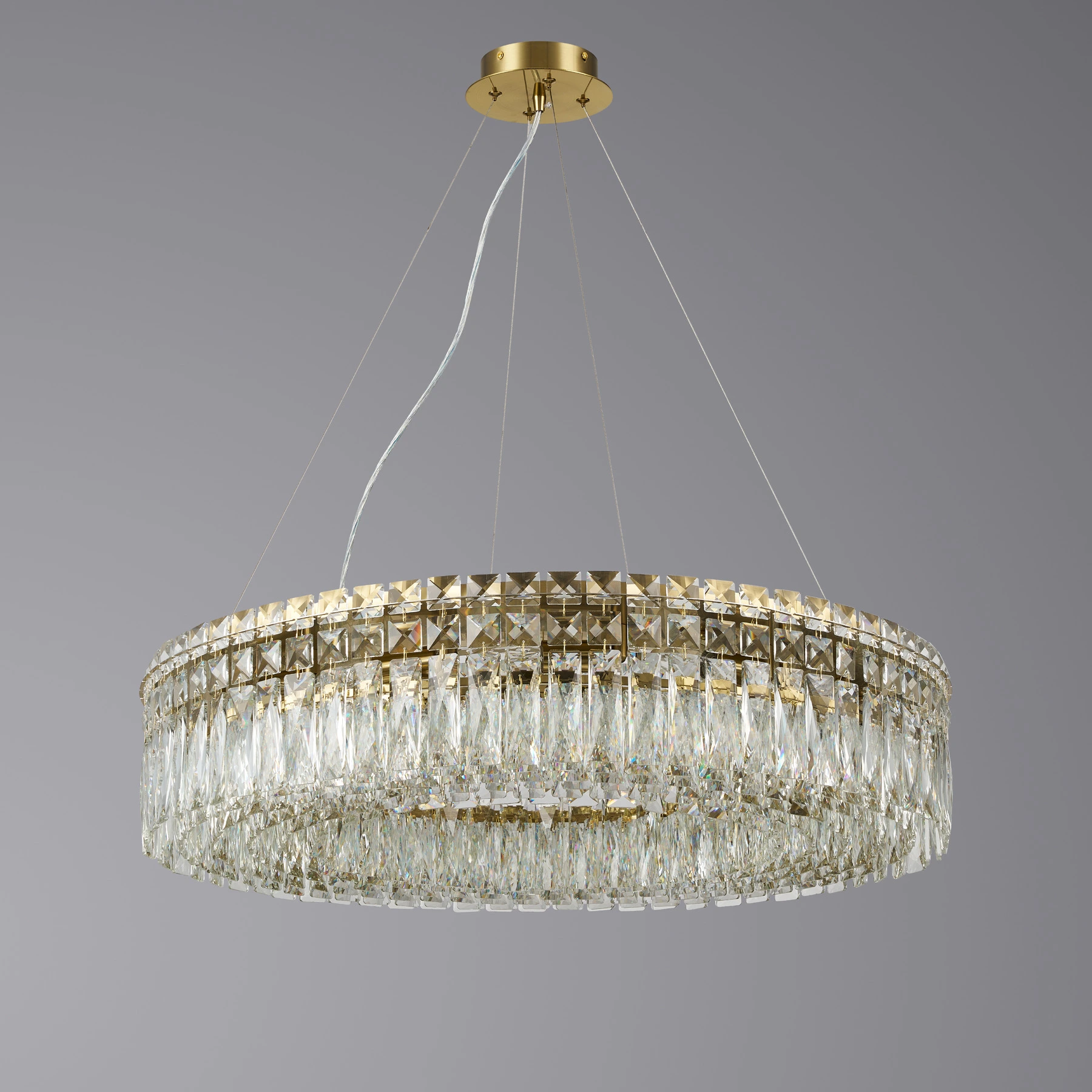 Chandelier 1068/800 Titanium gold. Photo 2