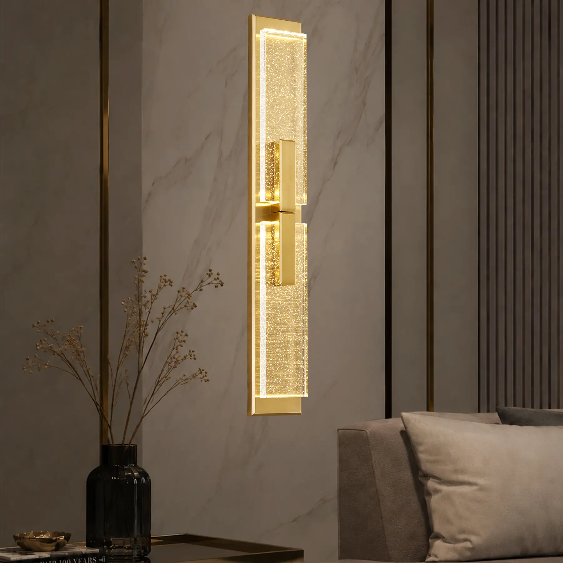 Бра 2110/2W Brushed brass. Фото 3