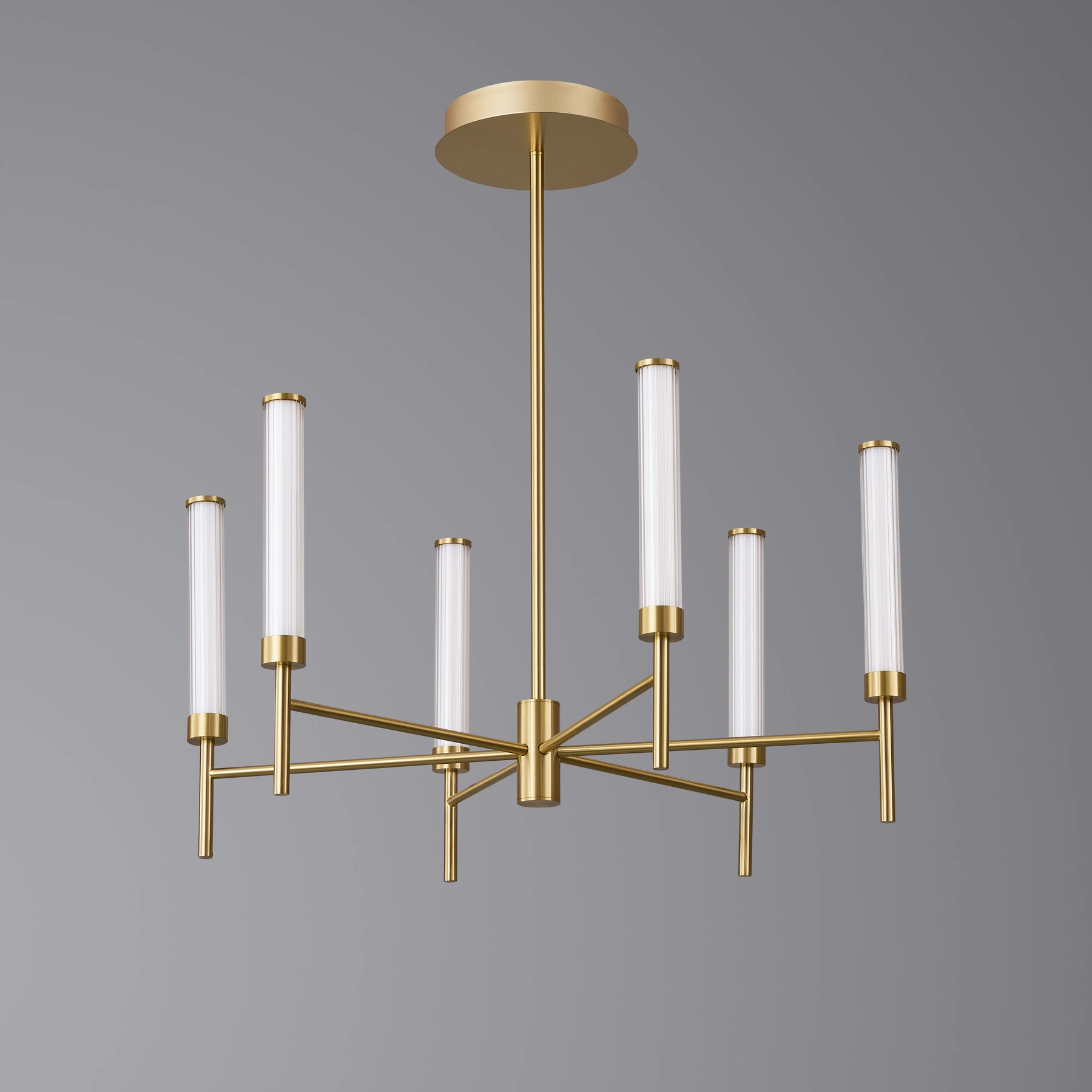 Люстра 8308/D6 Brushed brass. Фото 2