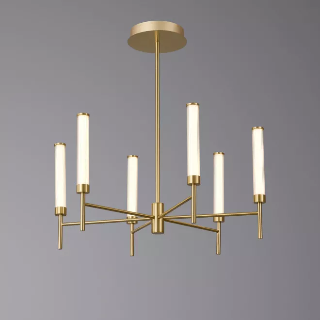 Люстра 8308/D6 Brushed brass